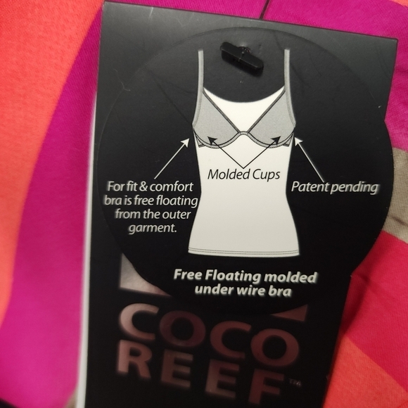 NWT Coco Reef Sunset Red Maillot One Piece 36c - Picture 10 of 11